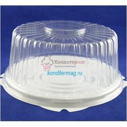 Контейнер для торта прозрачный 1 кг. 20x10 см. 1