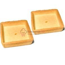 Тарталетка песочная сладкая Квадрат 45х45х18 мм. 6 шт.