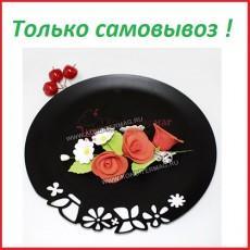 Украшение сахарное Букет Розы Красные