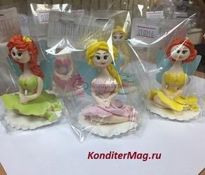 Фигурка сахарная Фея 7,5х6 см. 1