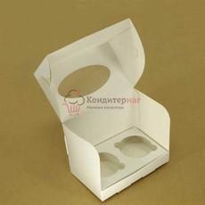 Коробка 2 ячейки 16х10х12 см. Белый пион/окно