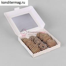 Коробка для пряников 19х19х3 см. Белла