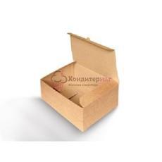 Коробка для сладостей 24х16х10 см. Крафт