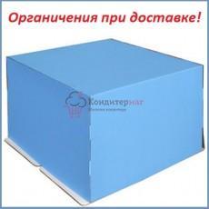 Упаковка для торта 5 кг. 40х40х30 см. Голубая