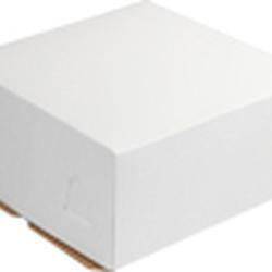 Коробка для торта 21х21х13 см. Белая 1