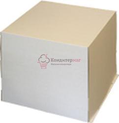 Упаковка для торта 10 кг. 50х50х40 см. Белая 1