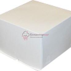 Коробка для торта 30х30х25 см. Белая