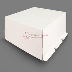 Упаковка для торта 3,5 кг. 35х35х22 см. Белая 1