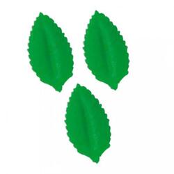 ﻿Вафельный Лист Розы зеленый 4,5 см. Сильвио 25 шт. 1
