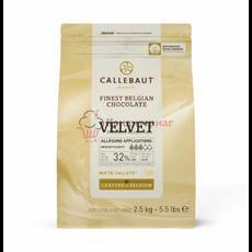 Шоколад Белый 32% 3 капли 2,5 кг. Вельвет Velvet Callebaut W3-RT