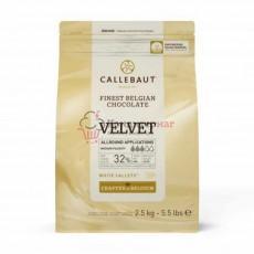 Шоколад Velvet Белый 32% 2,5 кг. Callebaut