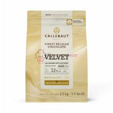 Шоколад Velvet Белый 32% 2,5 кг. Callebaut