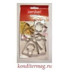 Формочка для печенья Новый год 8 шт. Zenker металл