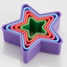 Формочка для печенья Звезда 5 шт. пластик Webber