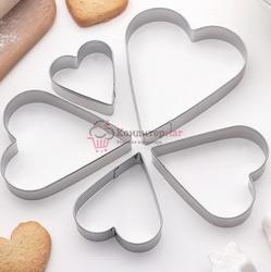 Формочка для печенья Сердце 5 шт. металл 1