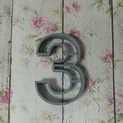 Формочка для печенья Цифра 3 8,5х5,5 см. 1