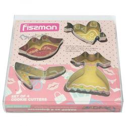 Формочка для печенья Леди 4 шт. металл Fissman 1